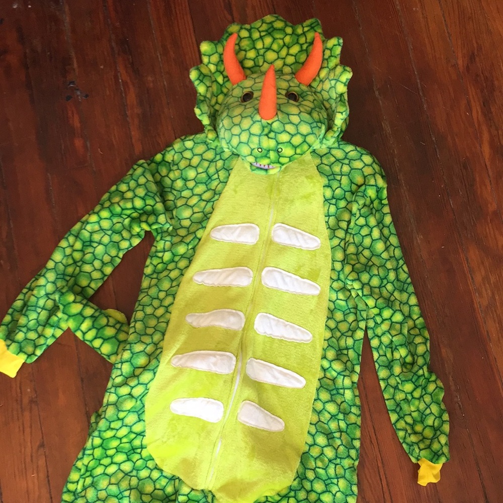 Dinosaur adult onesie - triceratops